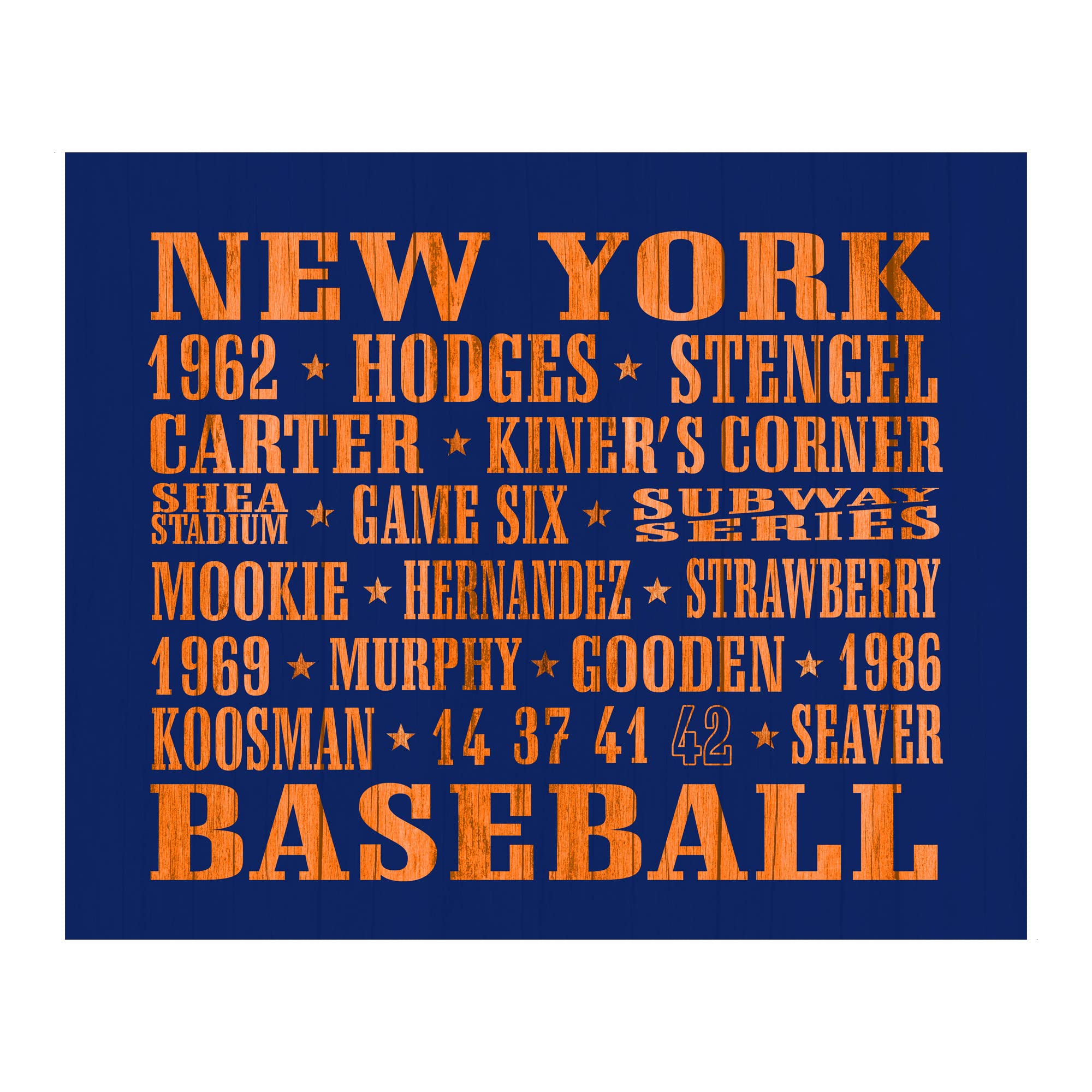 Amazon.com: AMERICAN LUXURY GIFTS New York Mets Baseball Legends